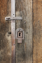 Old iron lock