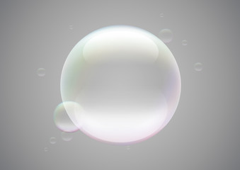 Soap bubble frame