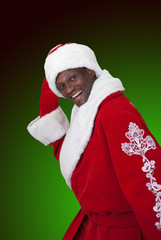 black santa