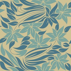 seamless floral pattern eps10