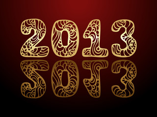 vector New Year 2013
