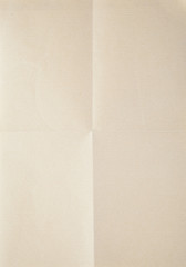 sheet of paper folded in four
