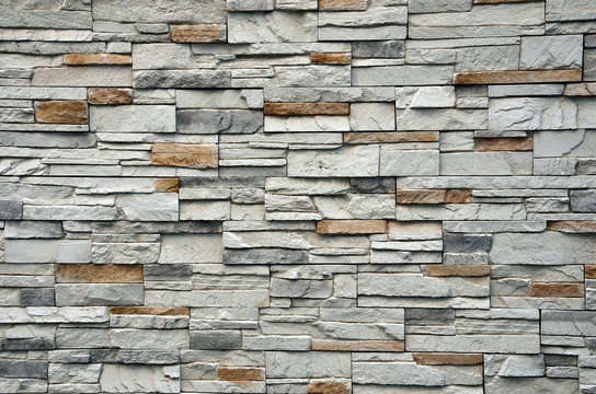 A marble wall.