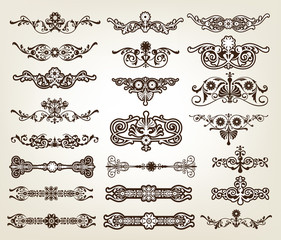 Vintage Decorative Scroll Collection