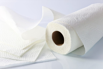 White paper towel