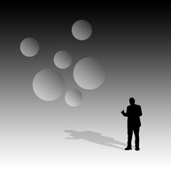 Fototapeta premium Business people talking at the goal