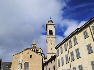 Fototapeta na wymiar Katedra w Bergamo, Lombardia, Włochy