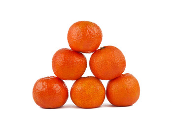 tangerines isolated