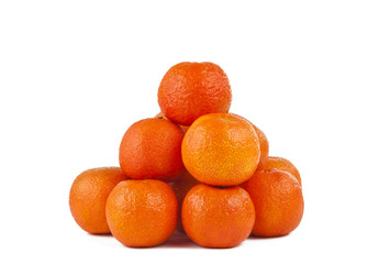 tangerines isolated