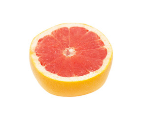 Grapefruit on a white background