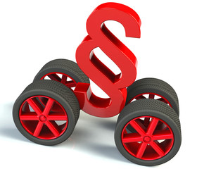 Fototapeta premium Auto Recht