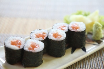 Salmon Maki sushi