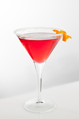 delicious cocktail served in tall glass