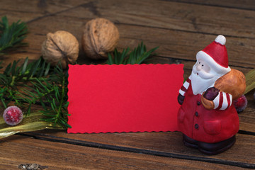 Karte mit Nikolaus