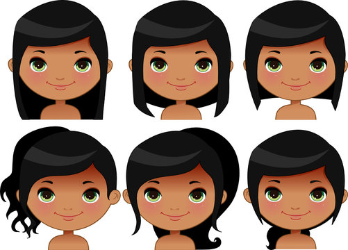 Indian Girl hairstyles