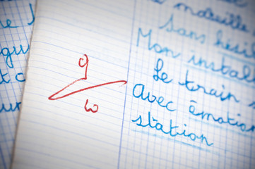 dictée orthographe, notation apprentissage écriture