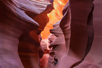 Wonderful Red Tones of a Slot Canyon