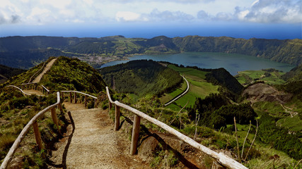 Obraz premium Azores Lagoon