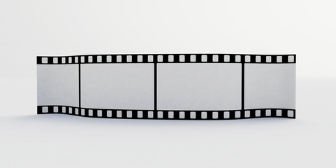 Blank film strip
