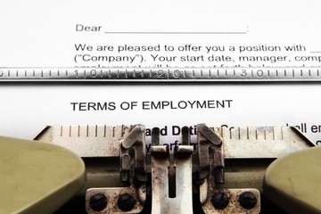 Terms of employment
