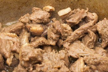 grilled meat as a background