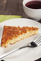 Gluten free pear and coconut cake