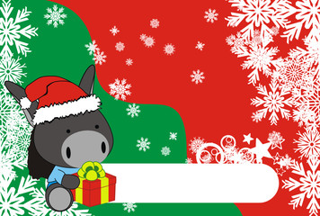 donkey baby claus cartoon background