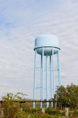 Water tower.
