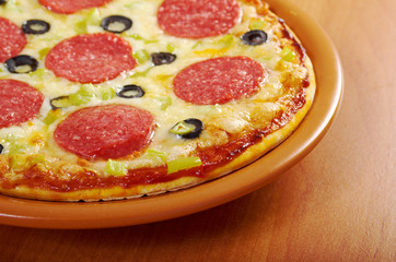 home pizza  Pepperoni