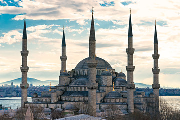 Obrazy na Plexi  Błękitny Meczet, Stambuł, Turcja.