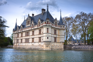 Fototapeta premium Azay-le-Rideau castle, Loire Valley, France.