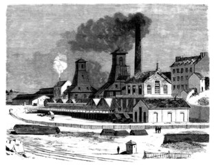 Coal Industry - Charbonnages - 19th century