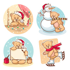 christmas teddy bears