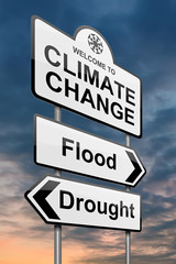 Climate change concept. - obrazy, fototapety, plakaty