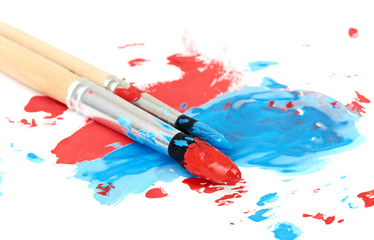 brush and paint scratch