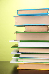 Stack of interesting books and magazines