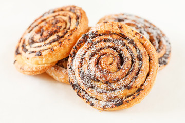 freshly baked cinnamon rolls