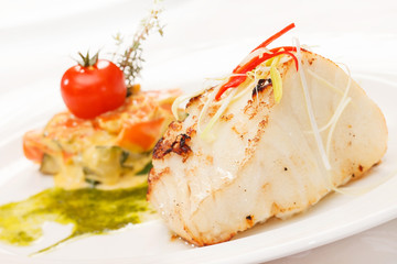 fish with vegetables