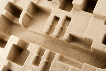 Cardboard labyrinth.