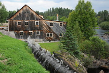 Quebec, le Moulin des Pionniers in La Dore