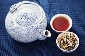Obraz na płótnie Canvas aromatic tea