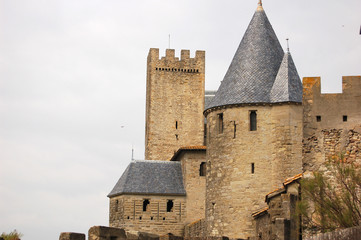Fototapeta na wymiar Castillo de Carcassonne