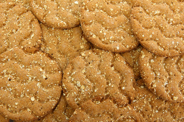 tasty crispbread, close up