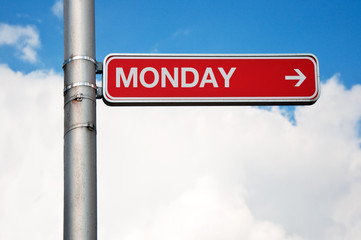 Street sign - friday