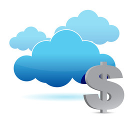 cloud and dollar