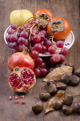 Naklejka na ściany i meble owoce i smaki jesieni