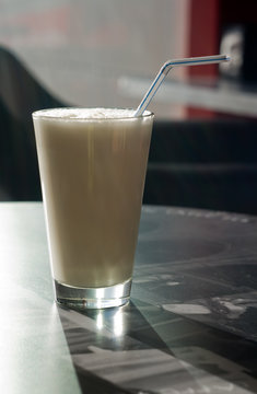 Milk shake cocktail