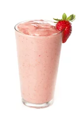 Papier Peint photo autocollant Milk-shake Fresh Organic Strawberry Smoothie