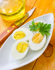 Boiled eggs