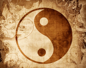 Obrazy na Plexi  Yin Yang znak